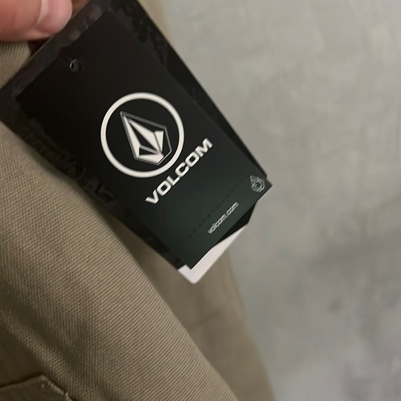 Mens Volcom PALM DRIVE JACKET with faux fur lining- KHAKI, Size M - Picture 6 of 11